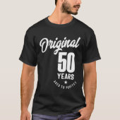 50年のギフト |第50誕生日ギフトアイディア- Mens Tシャツ (正面)