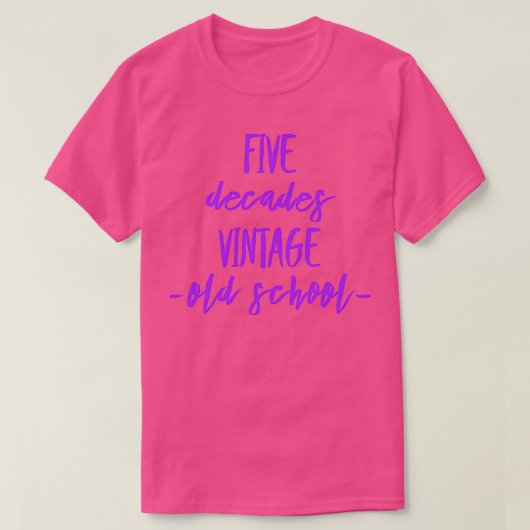 50年のヴィンテージ Tシャツ (デザイン正面)