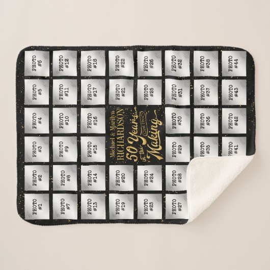 50年の制作 – - 44写真記念日 シェルパブランケット (正面(横))