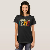 50年の古いギフトヴィンテージ1973 50誕生日 Tシャツ (正面フル)