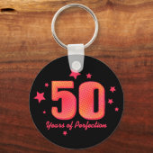 50年の完成 キーホルダー (正面)
