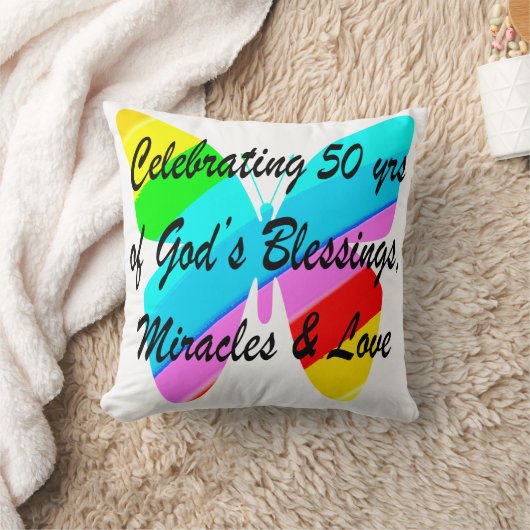50年の恵み クッション (ブランケット)