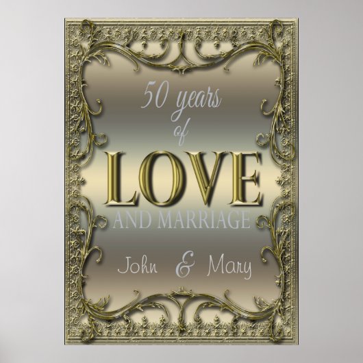 50年の愛 ポスター (正面)