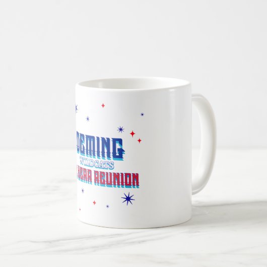 50年の懇親会で高校を卒業する兆候 コーヒーマグカップ (正面右)