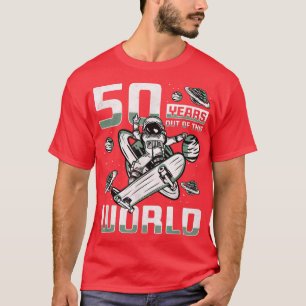 50年の歳月を経て、50誕生日スケーターA Tシャツ
