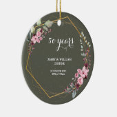 「50年の永遠の記憶:思い出すべき記念日」 セラミックオーナメント (右)