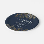 「50年の永遠の記憶：思い出すべき記念日」 ペーパープレート (アングル)