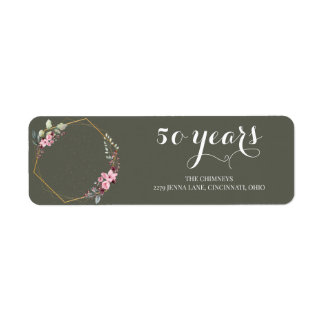 「50年の永遠の記憶：思い出すべき記念日」 ラベル