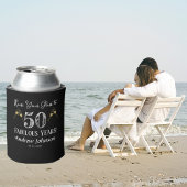 50年の素晴らしい年にグラスを上げろ!バースデー 缶クーラー