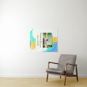 50年の記念日 おめでとう 愛は甘い レトロ タペストリー (インサイチュ(横))