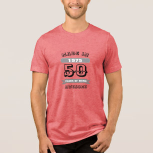 50年の誕生日 トライブレンドTシャツ