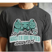 50年のXPマスターのロック解除ゲーマー誕生日 Tシャツ