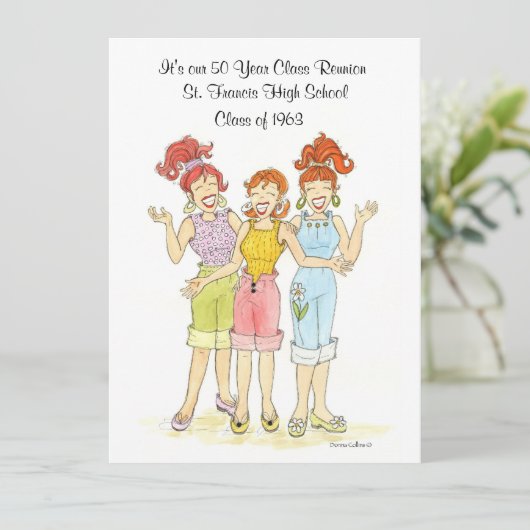 50年ぶりの同窓会 招待状 (スタンド正面)