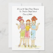 50年ぶりの同窓会 招待状 (正面)