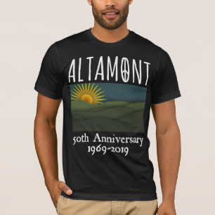 50年アルタモントスピードウェイ1969年フリーコンサート Tシャツ