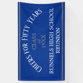 50年カスタム懇親会バナー 横断幕 (縦)