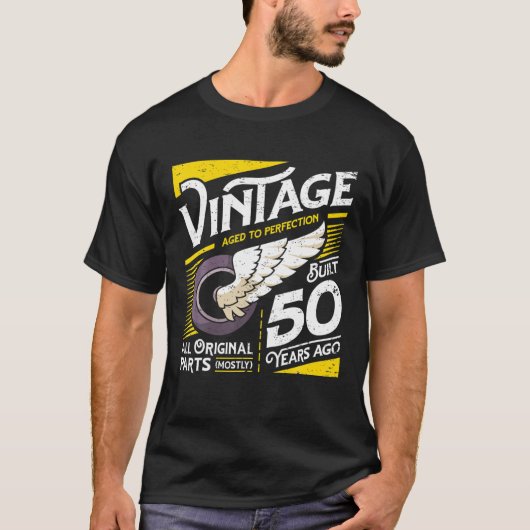 50年ヴィンテージ50誕生日 Tシャツ (正面)