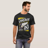 50年ヴィンテージ50誕生日 Tシャツ (正面フル)