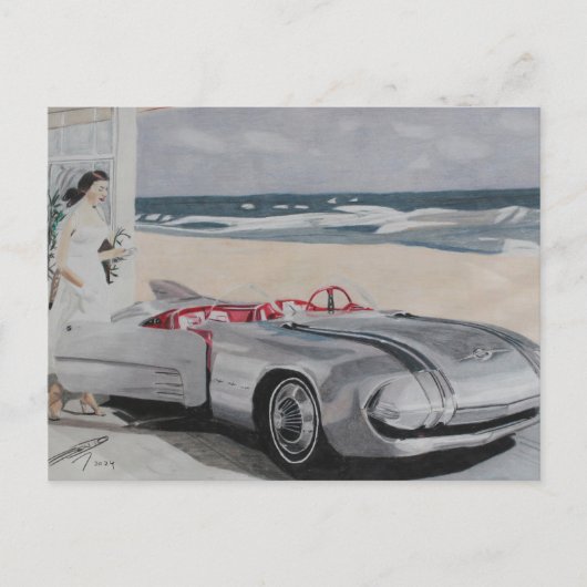 50年代から見た未来 ポストカード (正面)