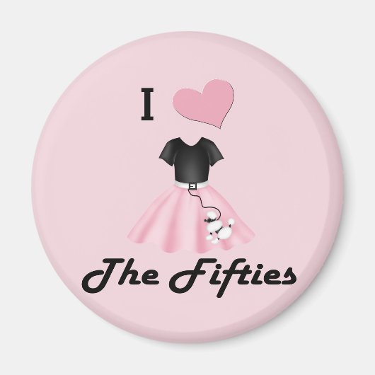 50年代が大好き マグネット (正面)