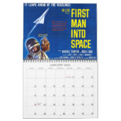 50年代のカレンダーのサイファイ及びホラー映画ポスター カレンダー (1月 2026)