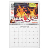 50年代のカレンダーのサイファイ及びホラー映画ポスター カレンダー (2月 2026)