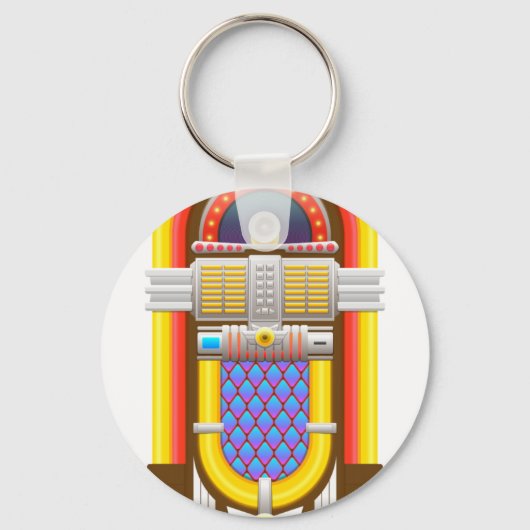 50年代のジュークファッションドボックス キーホルダー (正面)