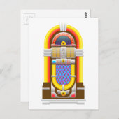 50年代のジュークファッションドボックス ポストカード (正面/裏面)