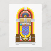 50年代のジュークファッションドボックス ポストカード (正面)