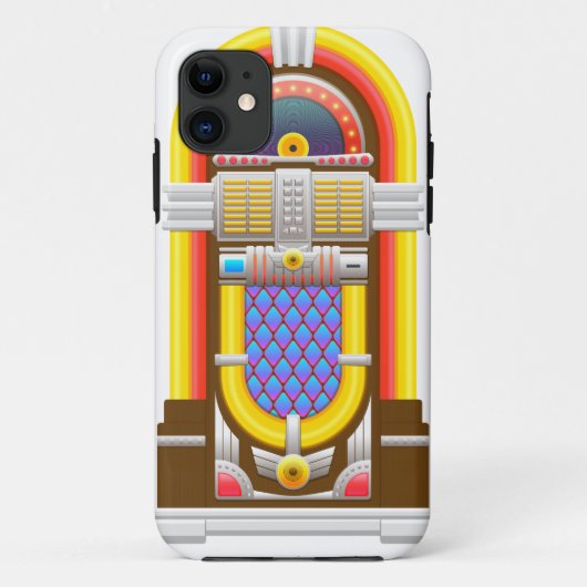 50年代のジュークファッションドボックス Case-Mate iPhoneケース (裏面)
