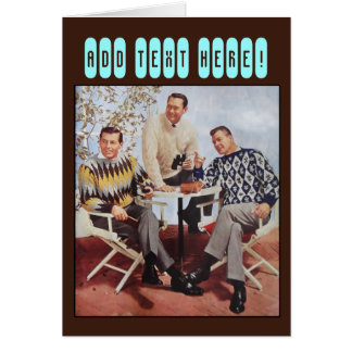 50年代のセーター男