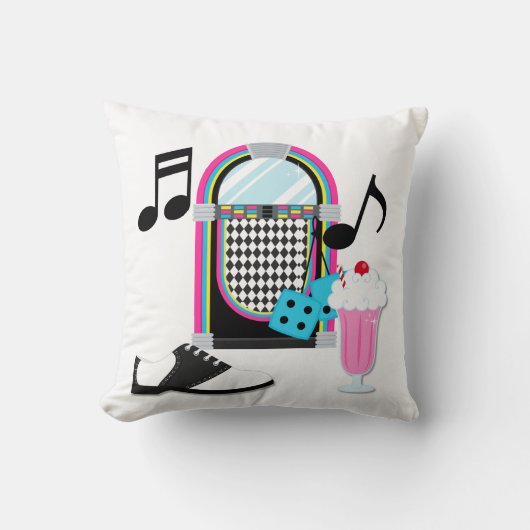 50年代のソックスのホツプの枕 クッション (正面)