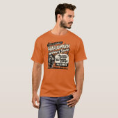 50年代のハロウィンの幽霊ショーポスター Tシャツ (正面フル)