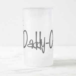 50年代のパパ** DADDY-0 **ガラスマグ フロストグラスビールジョッキ