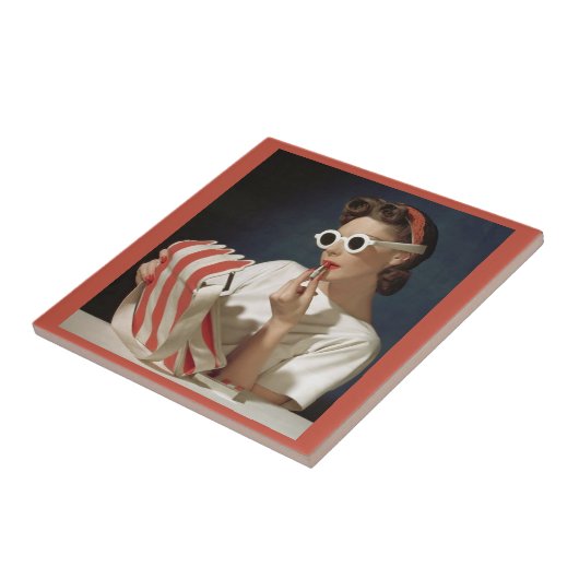 50年代のファッションの写真 タイル (側面)