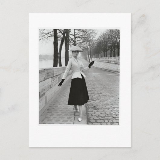 50年代のファッションの郵便はがき ポストカード (正面)