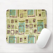 50年代のレトロのデザイン マウスパッド (マウス)