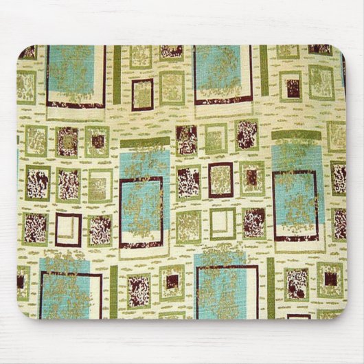 50年代のレトロのデザイン マウスパッド (正面)