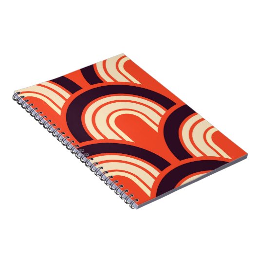 50年代のレトロ抽象芸術 ノートブック (右側)