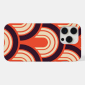 50年代のレトロ抽象芸術 iPhoneケース (裏面横)