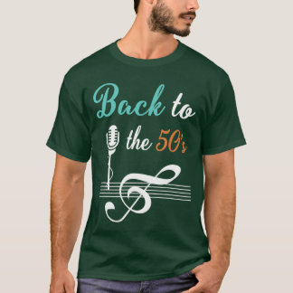 50年代のロックアビリー衣料品ギフトグリース Tシャツ