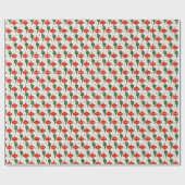 50年代のヴィンテージのクリスマスのオーナメントの包装紙 ラッピングペーパー (フラット)