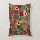 50年代のヴィンテージの壁紙の質 アクセントクッション (正面(垂直))