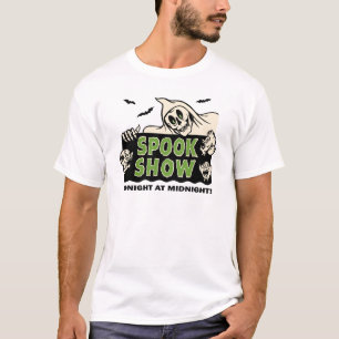 50年代のヴィンテージの幽霊ショーポスター芸術 Tシャツ