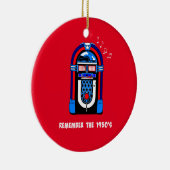 50年代のヴィンテージ・ジュークボックス セラミックオーナメント (右)