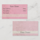 50年代のヴィンテージ 名刺 (正面/裏面)