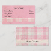 50年代のヴィンテージ 名刺 (正面/裏面)