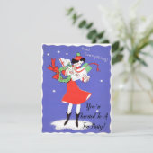 50年代の刺激を受けたな休日の茶パーティの招待状 招待状 (スタンド正面)