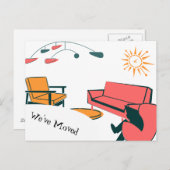 50年代の動きのお知らせ 案内ポストカード (正面/裏面)