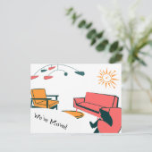 50年代の動きのお知らせ 案内ポストカード (スタンド正面)